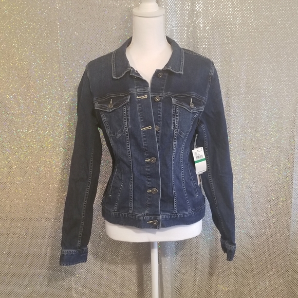 Vince Camuto Jackets & Blazers - 🏛Vince Camuto Structured Jean Jacket sz Large NWT